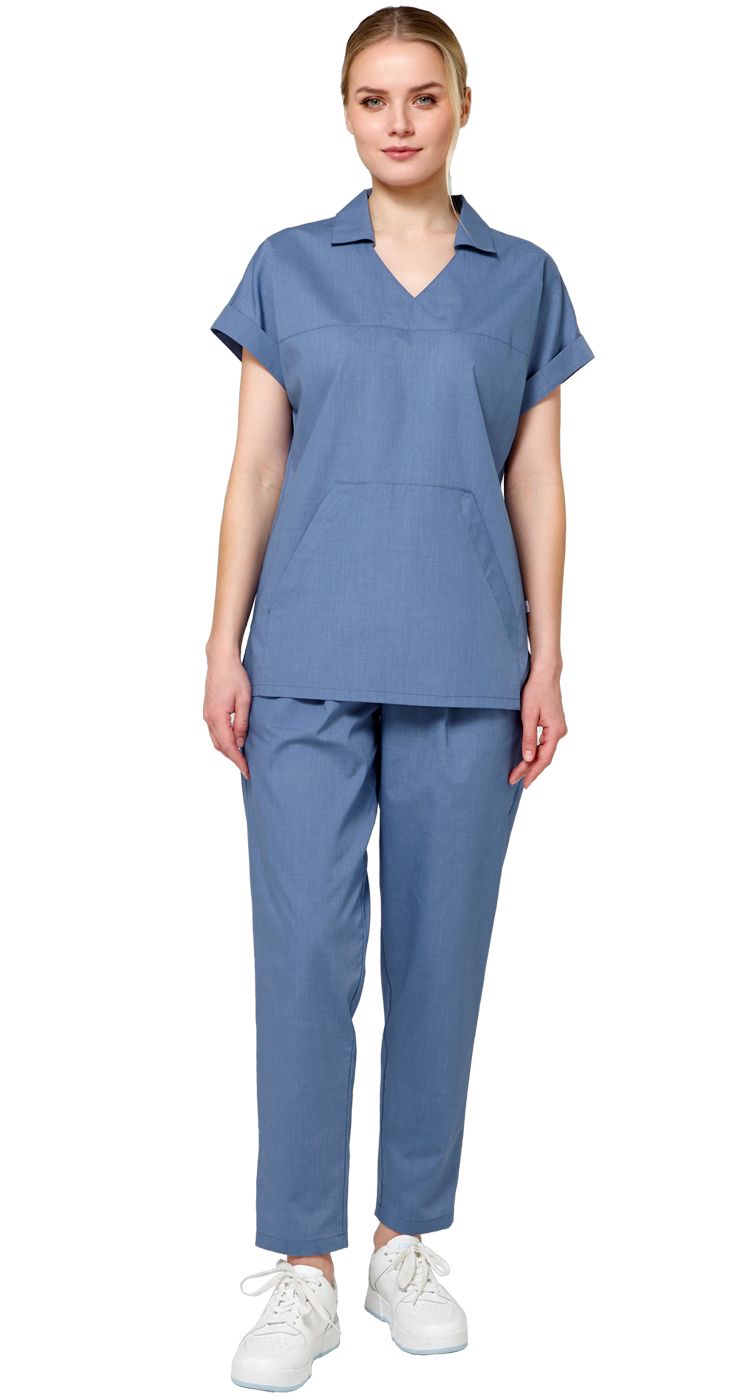 Комплект женский Синтия цв. серо-голубой