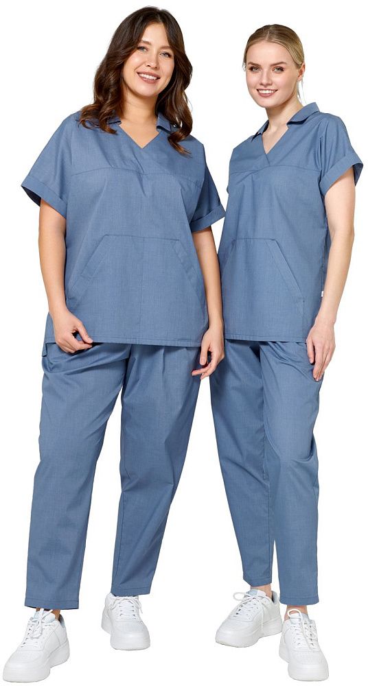 Комплект женский Синтия цв. серо-голубой