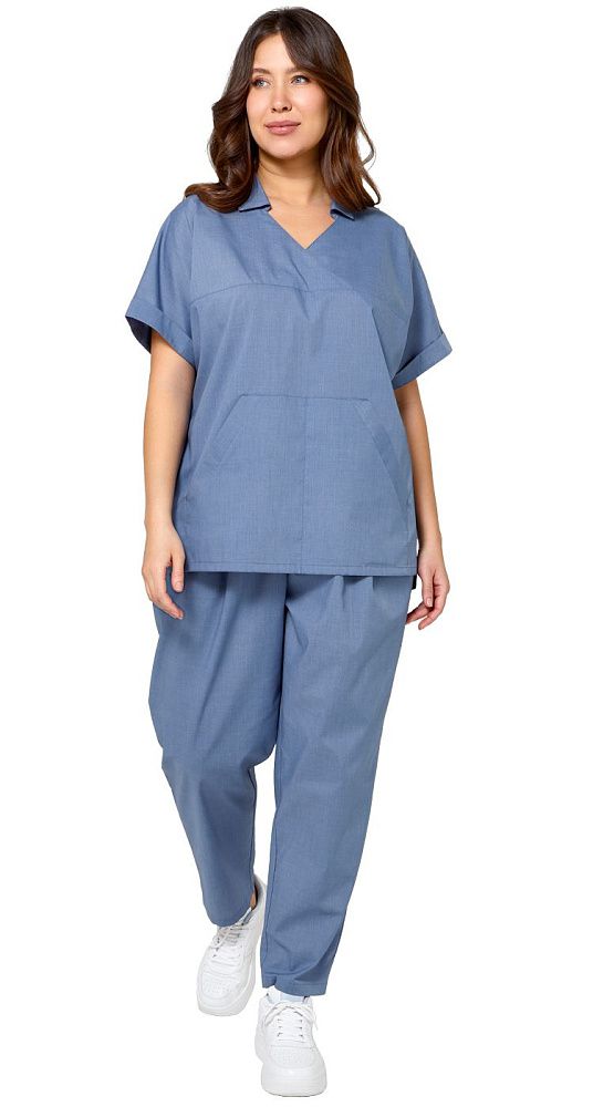 Комплект женский Синтия цв. серо-голубой