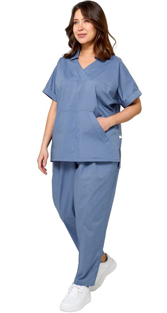 Комплект женский Синтия цв. серо-голубой