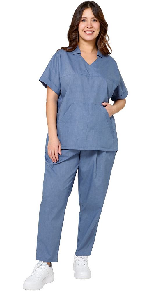 Комплект женский Синтия цв. серо-голубой