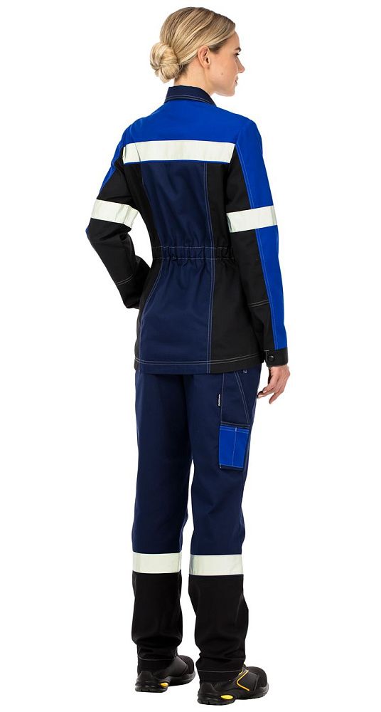 Куртка женская рабочая летняя для ИТР Виват NEW серо-черно-красная